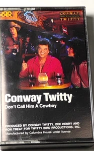 Conway Twitty Don't Call Him A Cowboy Cassette Tape Country Music Album 1985 - Picture 1 of 2