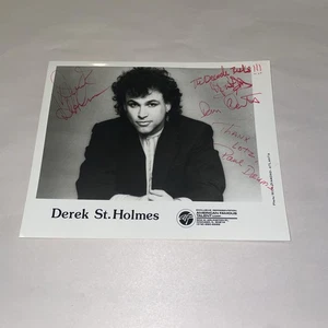 Derek St. Holmes Autographed Promo 8x10 Photo Decade Local Pittsburgh Venue - Picture 1 of 4