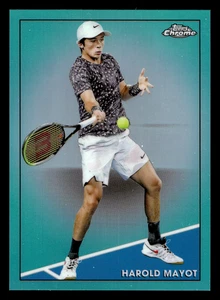2021 Topps Chrome Harold Mayot 1st Aqua Refractor #ed 146 /150 Tennis ATP Tour - Picture 1 of 2