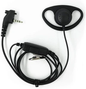 D Shape Earhook Earpiece for VX130 VX160 VX168 VX180 VX230 VX231 VX260 VX261 - Afbeelding 1 van 3