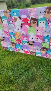 Squishmallows Doppio Piumino Reversibile Kelly Toys 64x86 - Foto 1 di 2