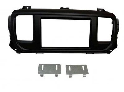 Radioblende Set Doppel DIN Autoradio für Citroen Jumpy Peugeot Expert Opel Vivar - Bild 1 von 3