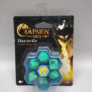 RPG Campaign Dice To Go Includes Storage Case Spin Master Games New Sealed - Picture 1 of 12