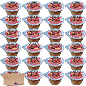 Unsweetened Cinnamon Apple Sauce Cup Value Pack | 4.5 Ounce | Pack of 24 - Picture 1 of 6