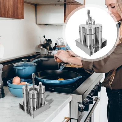  Contenitore Spezie Vasetti Porta Per Cucina Barattolo Del Condimento Da - Immagine 1 di 4