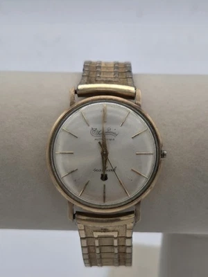 Vintage Lucien Piccard Seashark 10k Gold Filled  Automatic Mens Watch Note - Image 1 of 4