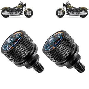 2 * 1/4-20 Thread  Seat Bolt Aluminum Universal Fit For Harley Touring 1996-2023 - Bild 1 von 15