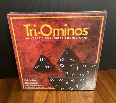 VINTAGE Tri-Ominos SEALED Pressman 1997 Classic Triangular Domino Game - Image 1 of 2
