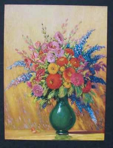 Gustave Wiegand Still life Vintage Floral Print - Picture 1 of 3