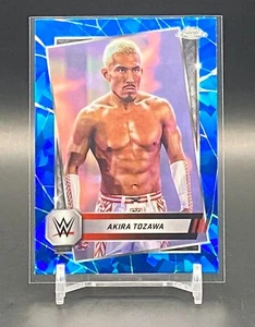 2025 Topps Chrome Sapphire WWE Akira Tozawa #71 Sapphire Monday Night Raw - Picture 1 of 3