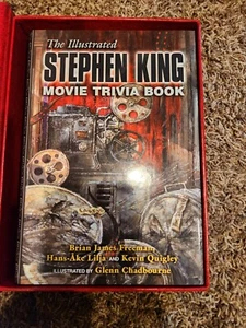 THE ILLUSTRATED STEPHEN KING MOVIE TRIVIA BOOK Lettered Glenn Chadbourne - Picture 1 of 4