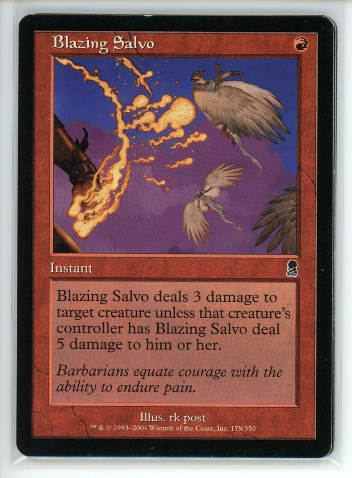 BLAZING SALVO Odyssey #178 ODY(NM)(MTG) - Image 1 of 1