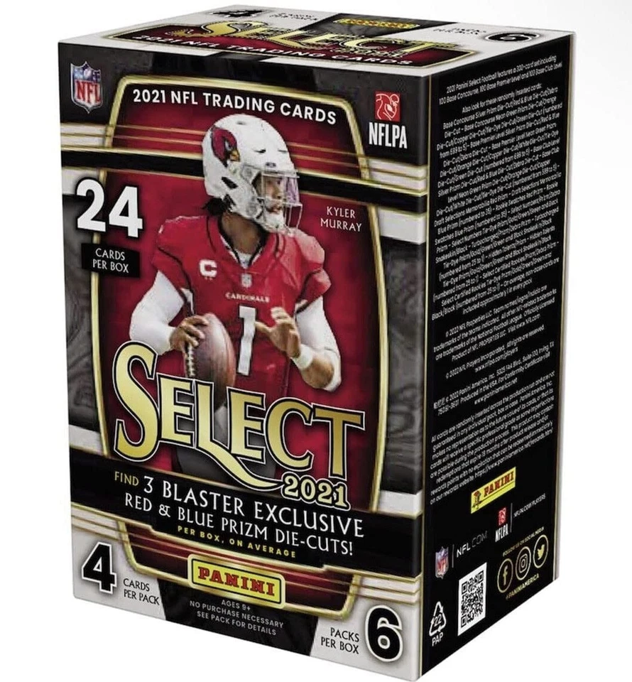 2021 Panini Select Football Blaster Box- Rip + Ship - Image 1 of 1