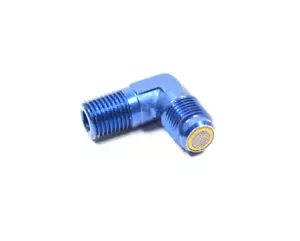 482296 Fragola -6 AN Male To 1/4" NPT 90 Degree Fitting Nitrous Filter Screen - Foto 1 di 5