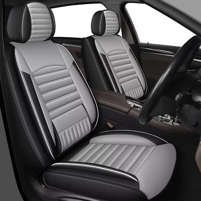 Front Row Car Faux Leather 2-Seat Covers Cushion Pad For Ford Ranger 2019-2024 - Image 1 of 4