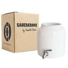 The Sauerkrock Tap Continuous Brew Kombucha Crock with Stainless Steel Spigot