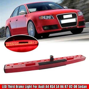 Red Rear Third Stop Brake Light Center For AUDI A4 RS4 S4 B6 B7 02-08 8E5945097C - Picture 1 of 4