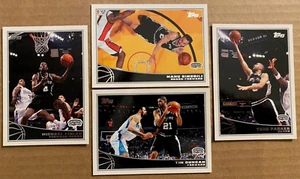2009-10 Topps SAN ANTONIO SPURS x (4) TIM DUNCAN TONY PARKER MANU GINOBILI + - Bild 1 von 1