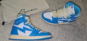 Reves Paris Air Kiy 85 High UNC Freshman Blue Men's size 5 - Picture 1 of 8