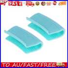 Silicone Oven Grip Heat Resistant Pot Handle Anti-skid for Baking (Light Blue)