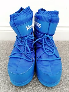 KANGAROOS K-MOON SNOW BOOTS UK 8/9 US 9/10 EU 42/43 Unisex Blue Moon Boots BNWOB - Picture 1 of 8