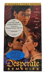 Desperate Remedies VHS 1996 Michael Hurst Distributor Promo Screener-Ultra Rare! - Picture 1 of 6