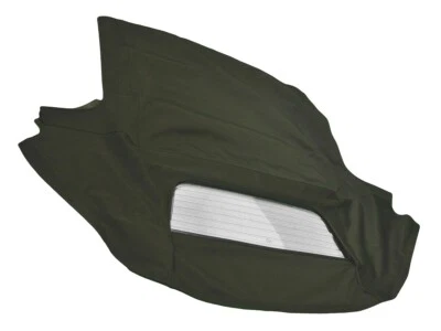 Fits: Honda S2000 1999-09 Soft Top & Heated Window Haartz Stayfast Black Canvas - Image 1 of 4