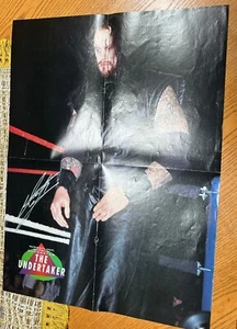 Undertaker Signed Autographed Magazine Poster COA In toploader COA WWE - Picture 1 of 4