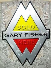 1995 GARY FISHER METAL STORE SIGN (with faults) 59 x 44.5cm
