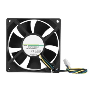 SHLF0812KHE-11 DC12V 0.41A Chassis Power 4Pin 8CM PWM CPU Cooling Fan - Afbeelding 1 van 5