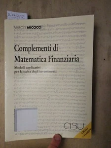 Complementi di matematica finanziaria micocci - Foto 1 di 2