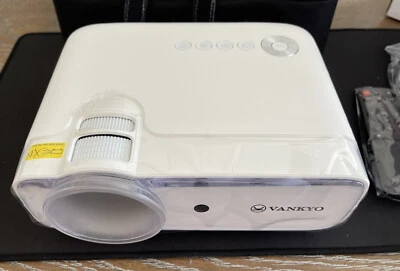 VANKYO Leisure 430 Mini Built-in Speaker HDMI/AV/VGA/USB Video Projector White - Image 1 of 4