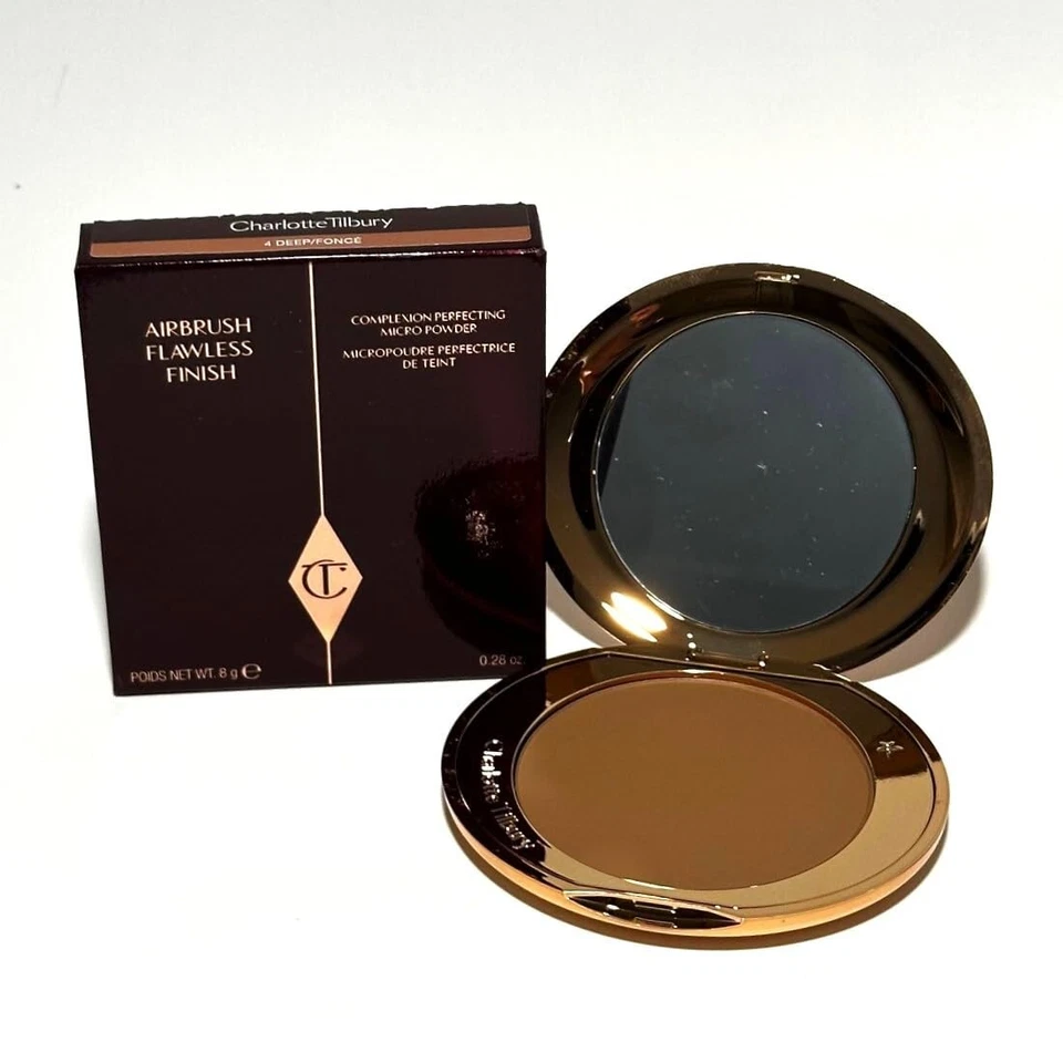 NEW Charlotte Tilbury Airbrush Flawless Finish Setting Powder 4 DEEP/AUTHENTIC - Image 1 of 1