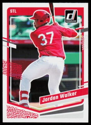 2023 Donruss Jordan Walker #114 BASEBALL St. Louis Cardinals - Image 1 of 2