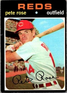 1971 Topps Pete Rose Cincinnati Reds #100 sehr guter/sehr guter Zustand - Bild 1 von 2