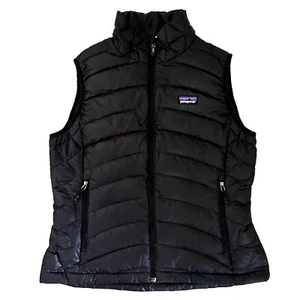Patagonia Black Puffer Vest Goose Down Women’s Small Lightweight - Bild 1 von 5