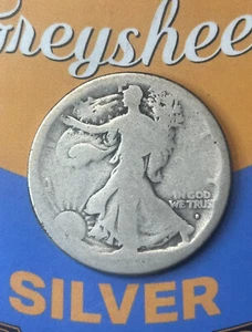 1916-S Walking Liberty Half Dollar, Tough First Year Date*P1 Lowball 90% US Coin - Picture 1 of 2