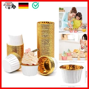 Muffinförmchen Papier, Cupcake Formen Papier, Antihaftbeschichtet Einweg-Back... - Bild 1 von 9