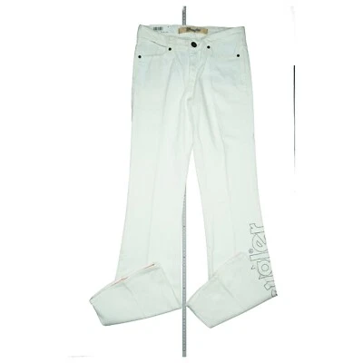 Jeans Wrangler Joni Para Mujer Bootcut Flare Stretch W28 L34 Blanco NUEVO - Imagen 1 de 4