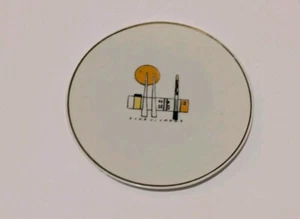 1960s Vintage Hollohaza Porcelain Round Trinket Dish ~15cm Folkart - See Descrip - Picture 1 of 5