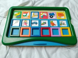 Grosses Lernspiel Vorschule Motorik Lernspiel Lerntafel Kinder Farben zuordnen - Bild 1 von 6