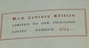 Martin Chuzzlewit by Charles Dickens New Century Edition #291 of 1000 Dana Estes - Picture 1 of 6