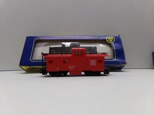 Vintage HO Scale AHM Train Caboose Red Santa Fe #5485 For Model Railroad - Picture 1 of 6