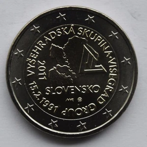 SLOVACCHIA - 2€ Moneta Euro Commemorativa 2011 - Gruppo Visegrad NON IN CIRCOLAZIONE - Foto 1 di 1