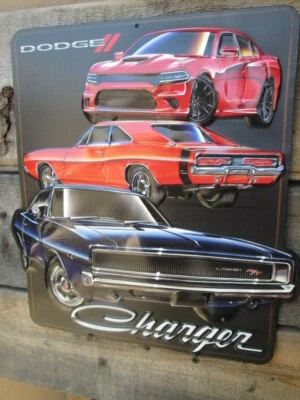 Dodge Charger Mopar 1968 1969 2015 cargador de señales metálicas RT Dodge Ram Hemi 2019 Foto 1 de 4