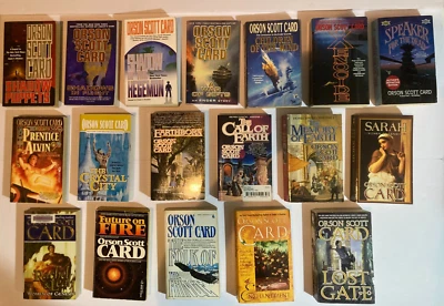 lot  ORSON SCOTT CARD Alvin Maker ENDERS Homecoming WOMEN OF GENESIS Lot of 18 Foto 1 de 3