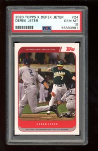 2020 Topps X Derek Jeter #24 Derek Jeter (PSA 10)