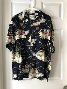 Thums Up Sportswear camicia hawaiana con bottoni manica corta taglia uomo grande surfista - Foto 1 di 7
