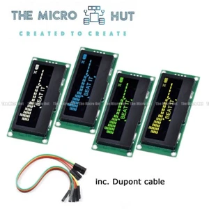 Großes OLED 2,23" Gelb Weiß Blau Grün I2C 128x32 Display SSD1305 - Arduino Pi - Bild 1 von 10