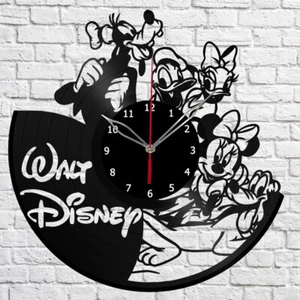 Vinyl Clock Walt Disney Wall Clock Unique Art Vinyl Record Wall Clock 1582 - Picture 1 of 12